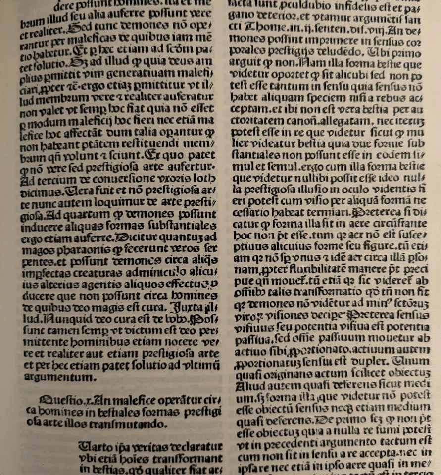 1520 Malleus Maleficarum